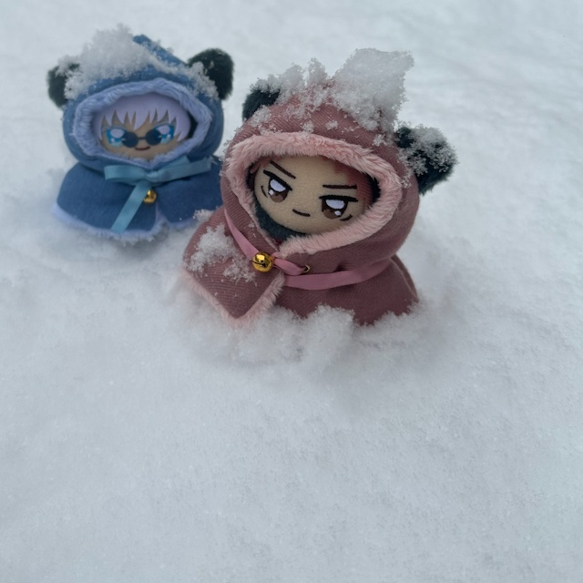 【ちみけもサイズ】耳だしマント