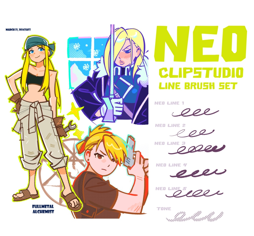 [Clipstudio] BRUSH SET