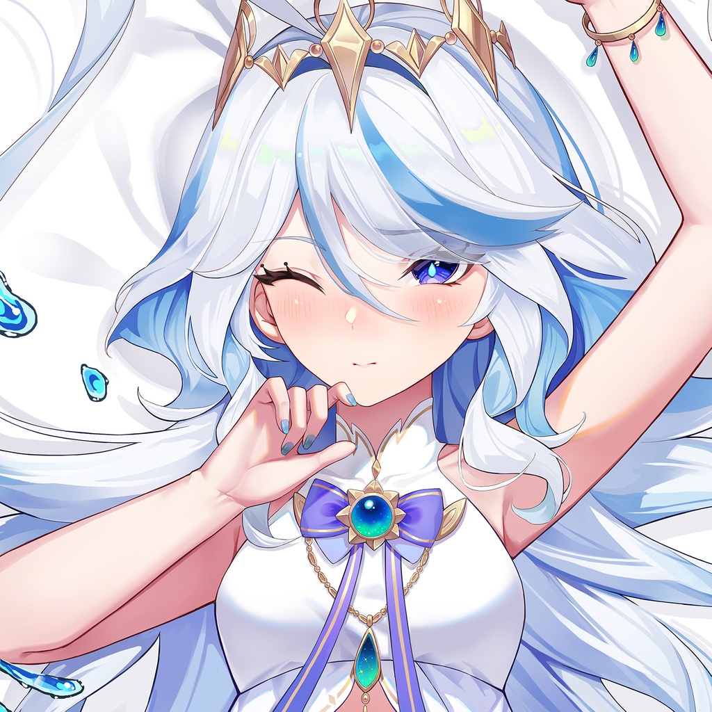 【常時受注】原神 フリーナ 抱き枕カバー/Furina Pillow
