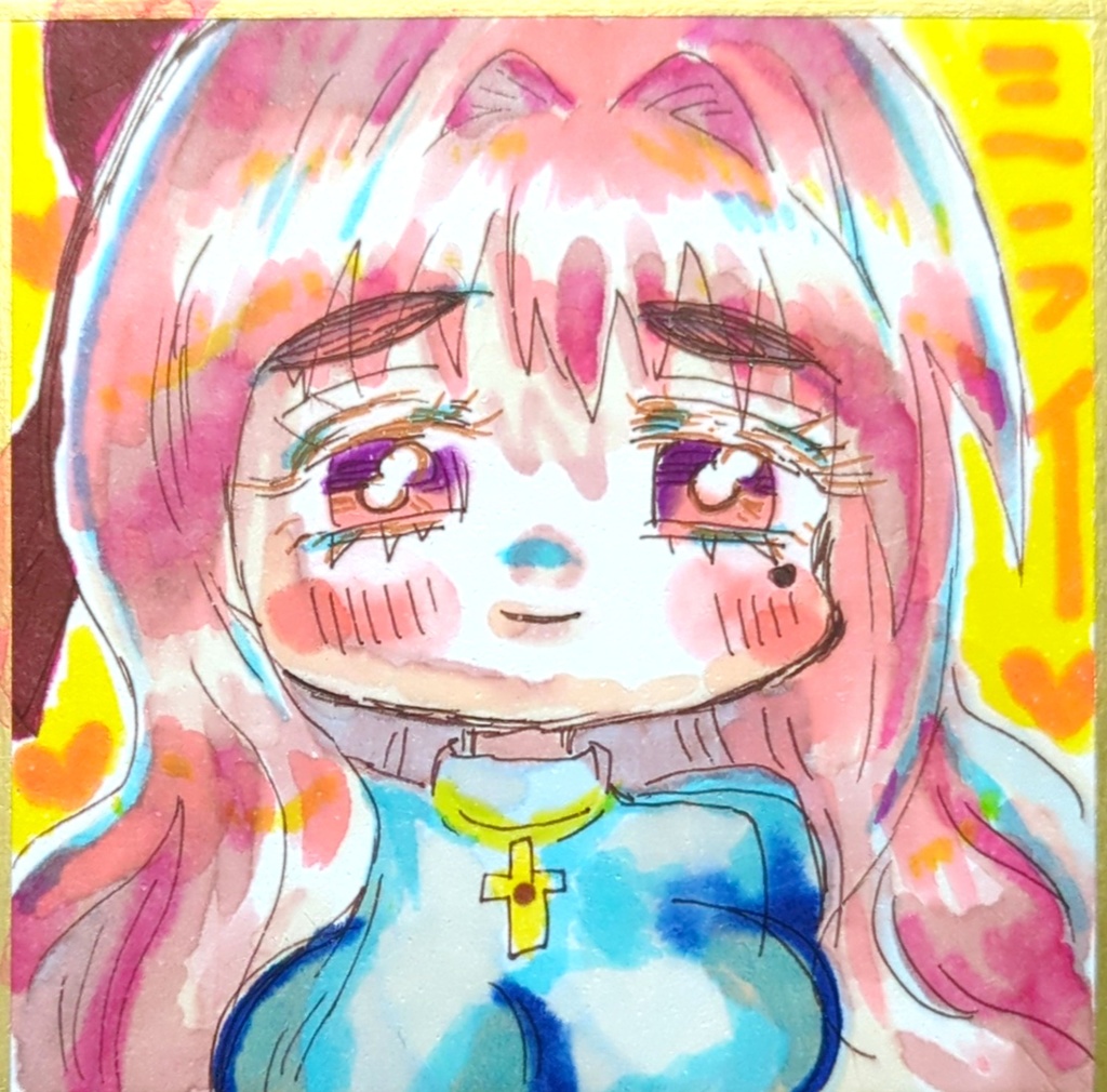 直筆豆色紙│ミライちゃん