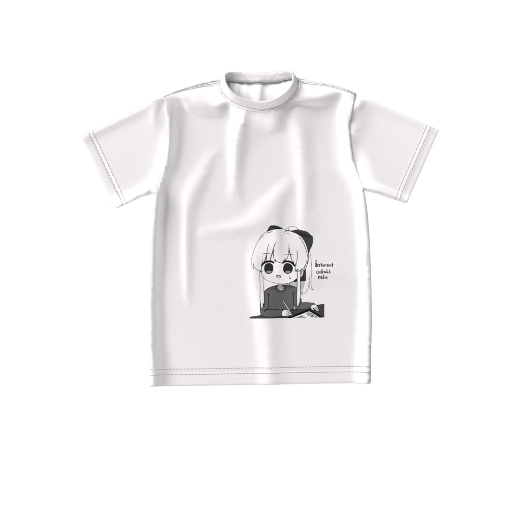 ビッグシルエットT　白