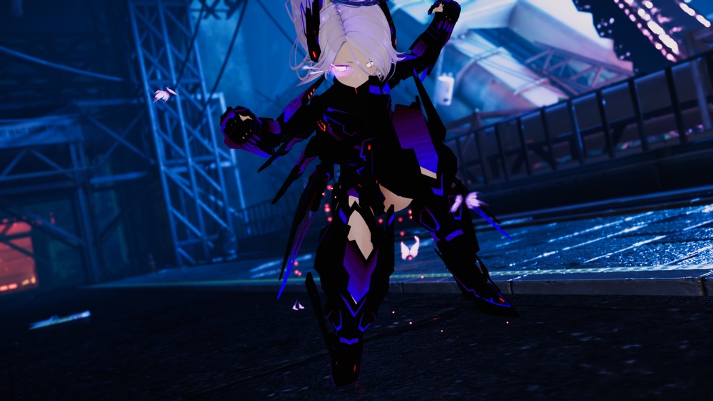 【VRC用】ヒーロー着地!【ModularAvatar対応】