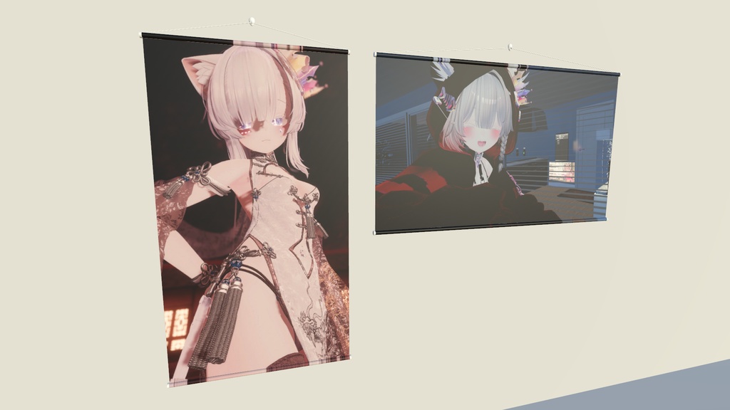 【3Dモデル】推し活タペストリー