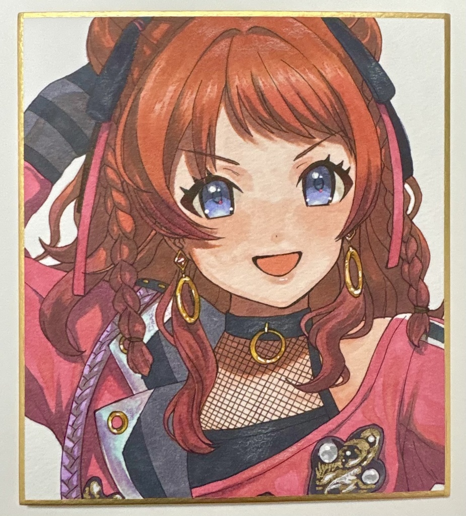 直筆ミニ色紙 花海咲季