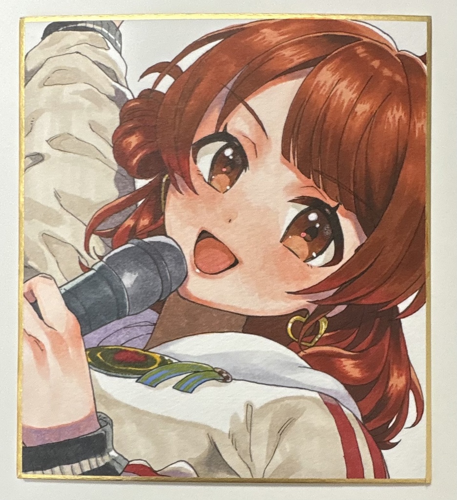 直筆色紙 花海佑芽