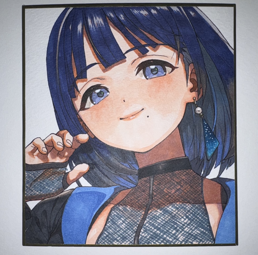 直筆色紙 秦谷美鈴