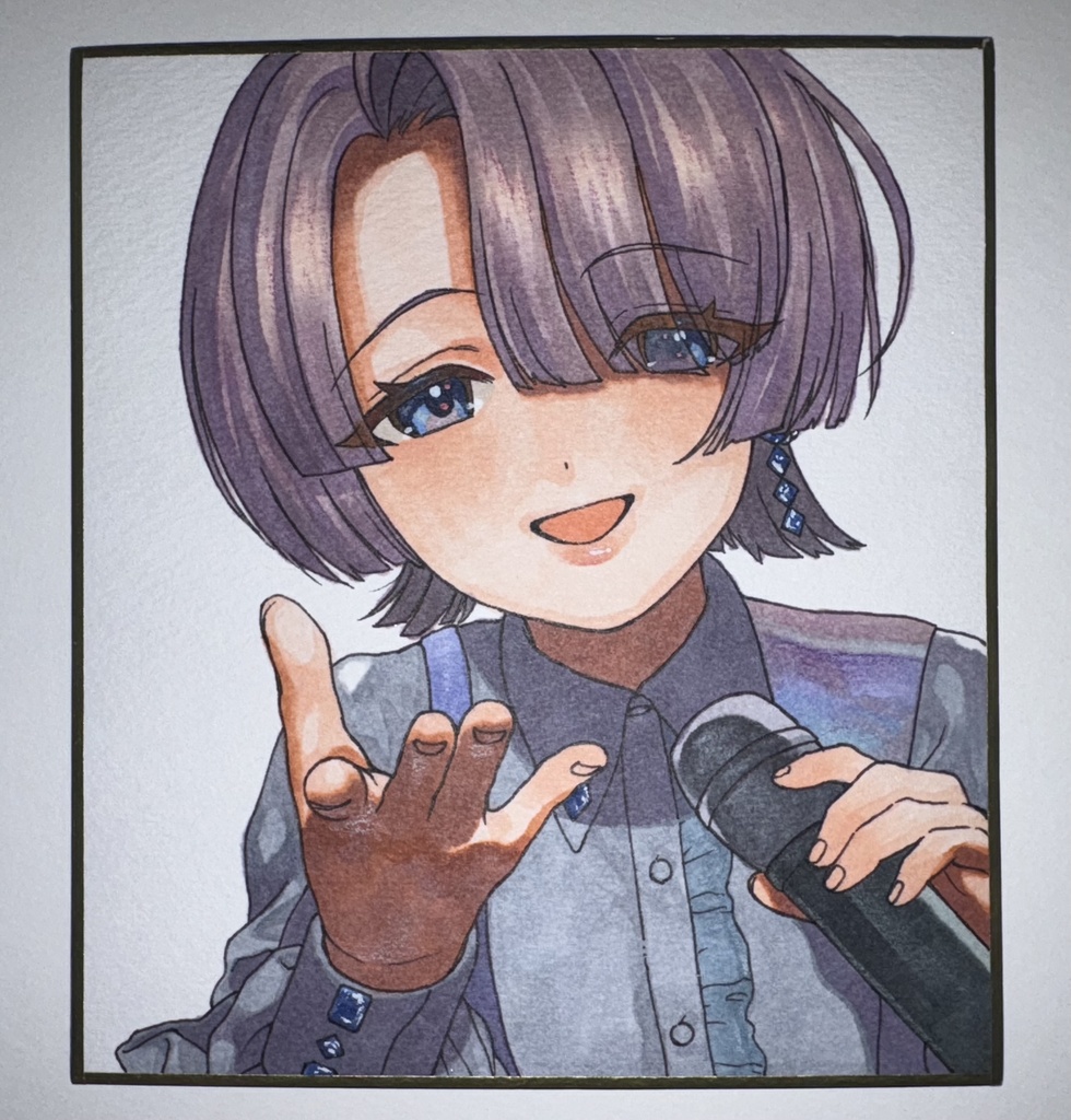 直筆色紙 有村麻央