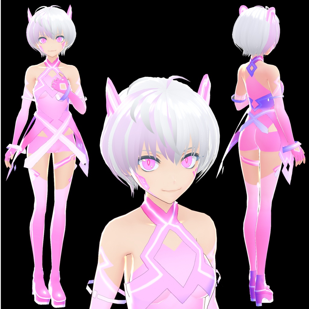 【VRoid】Vitaさん衣装色改変 VRoidモデル