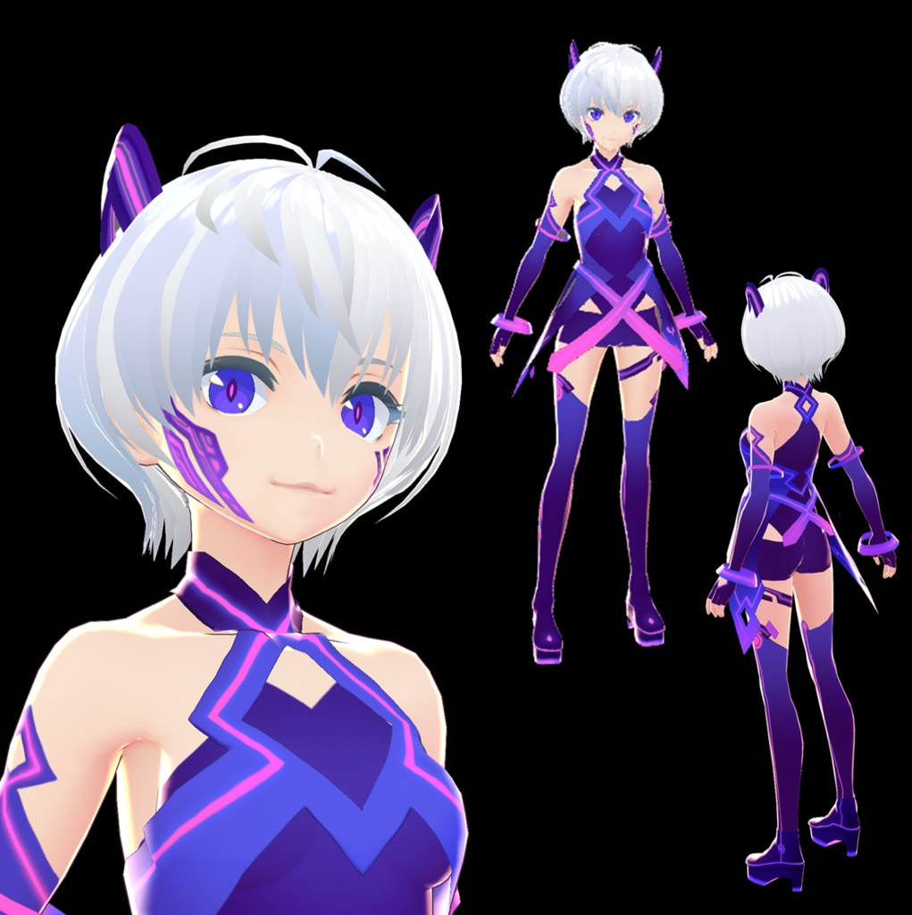 【VRoid】Vitaさん衣装色改変 VRoidモデル