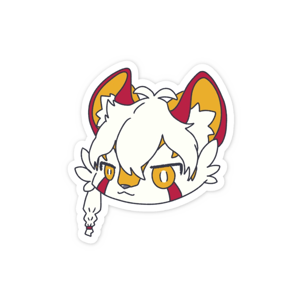 まんじゅうステッカー-ユウグレ-