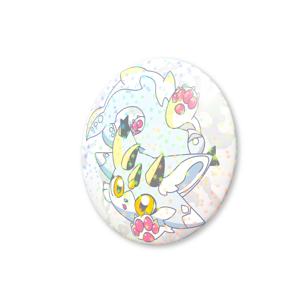 ホログラム缶バッジ-マツヨイ-