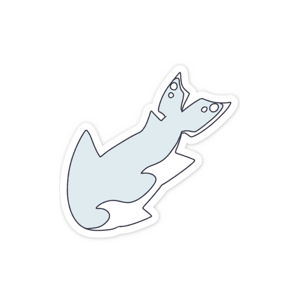 しっぽステッカー-マツヨイ-