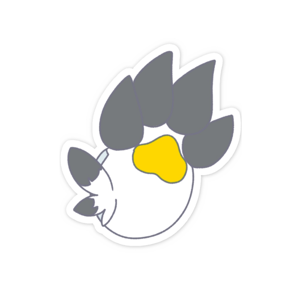 おててステッカーにくきゅう-マツヨイ-