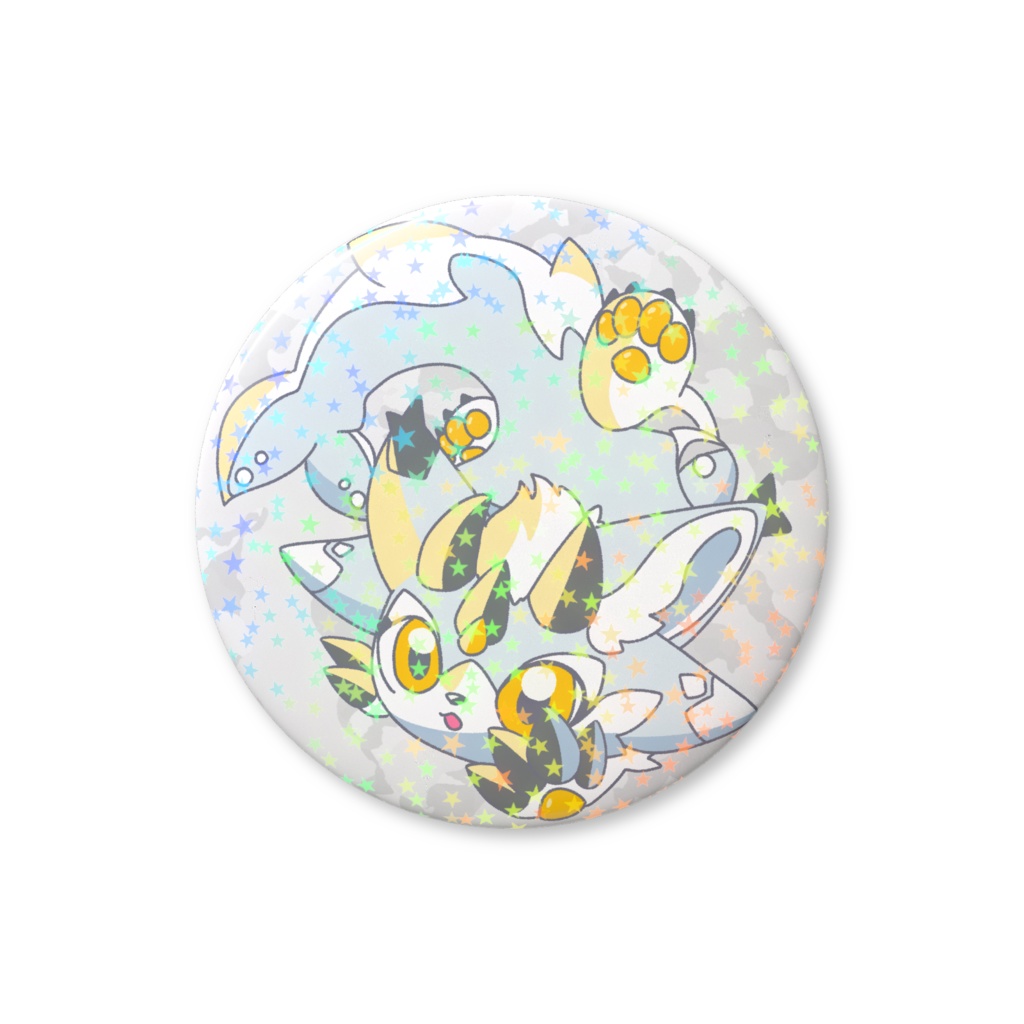 ホログラム缶バッジ-マツヨイ-