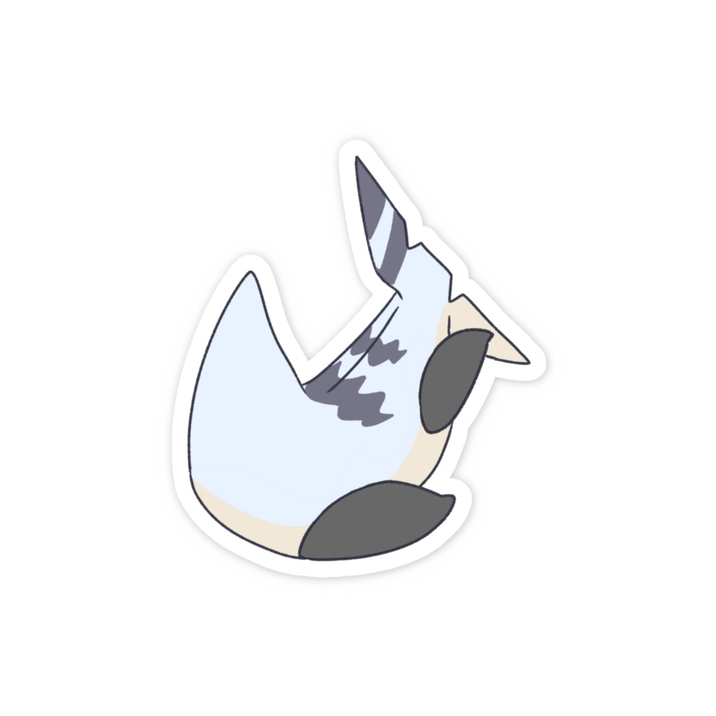 しっぽステッカー