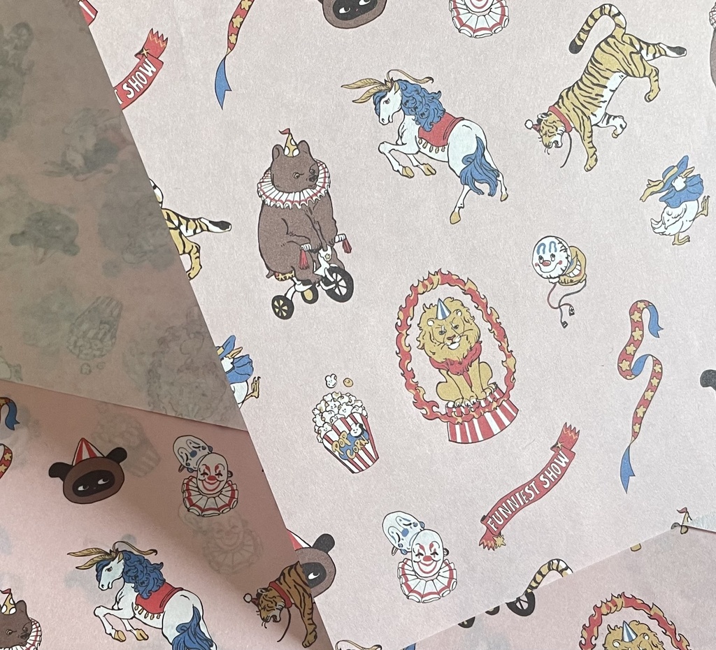 サーカスのデザインペーパー