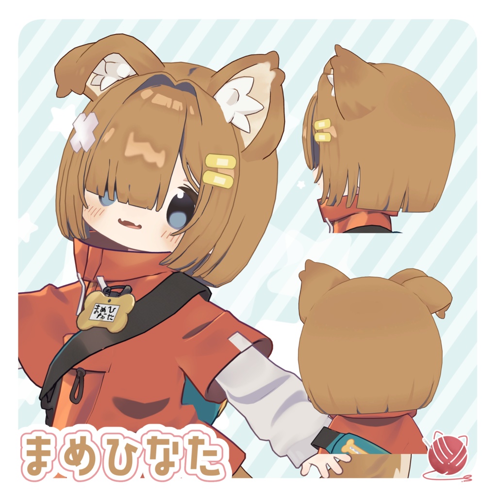 かためかくれボブ&こあくまカチューシャ【キプフェル.うささき.まめひなた対応】