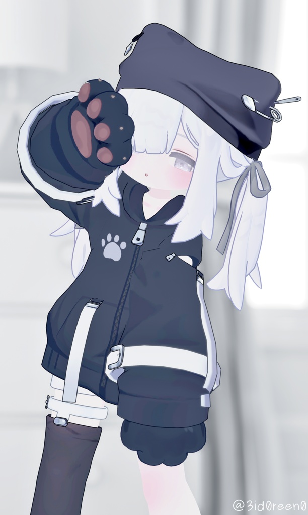 にゃぶかるパーカー【まめふれんず.うささき.まめウルフ対応】