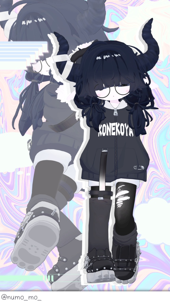 にゃぶかるパーカー【まめふれんず.うささき.まめウルフ対応】