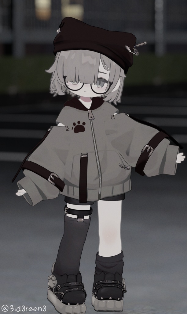 にゃぶかるパーカー【まめふれんず.うささき.まめウルフ対応】