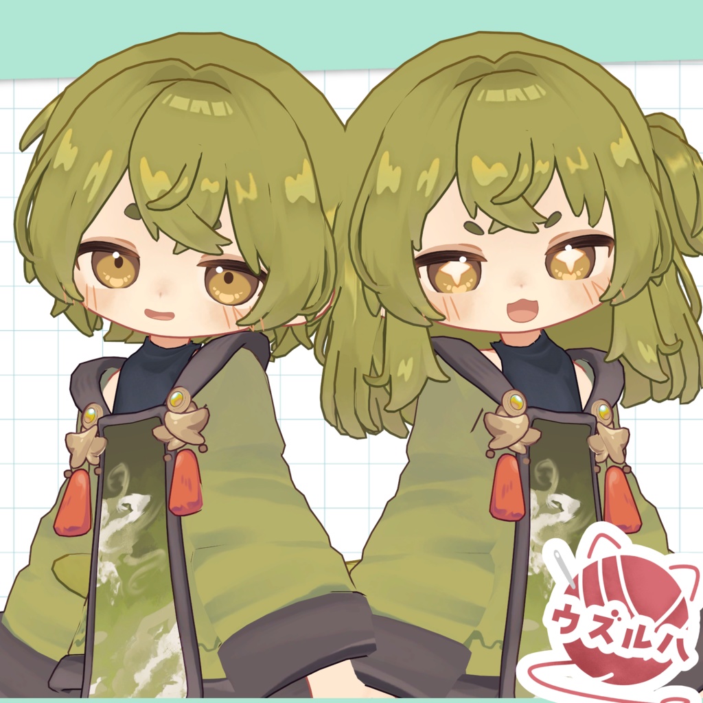 【キャンペーン中】🐶わんわんツーサイドアップとにゃんショート🐱【10アバター】