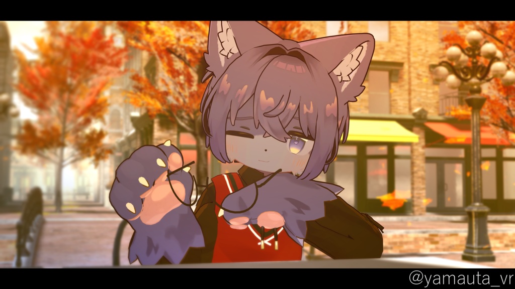 🐶わんわんツーサイドアップとにゃんショート🐱【10アバター】