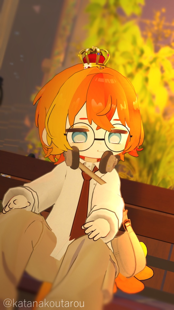 🐶わんわんツーサイドアップとにゃんショート🐱【10アバター】