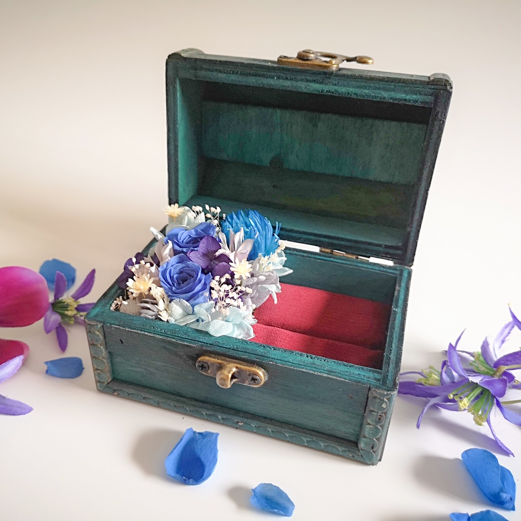 リングケース💍Mサイズ〜BlueGarden