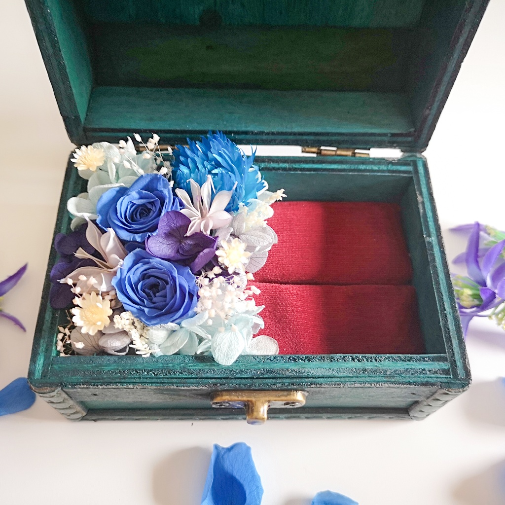 リングケース💍Mサイズ〜BlueGarden