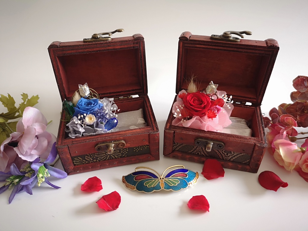 リングケース💍Sサイズ〜朱の狐面