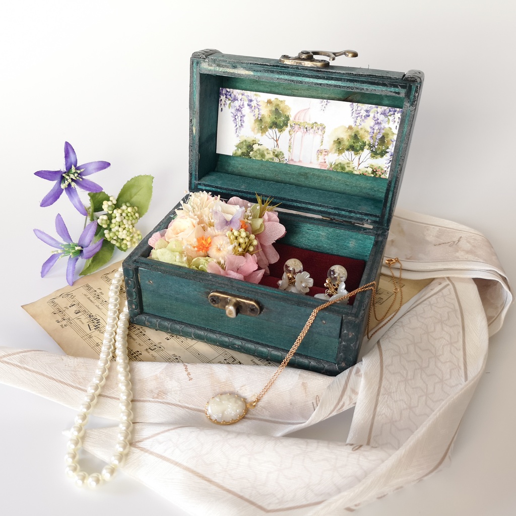 アクセサリーケース〜Mサイズ〜ガゼボの庭園