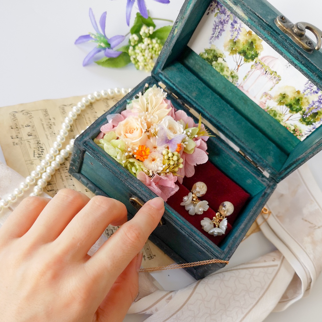 アクセサリーケース〜Mサイズ〜ガゼボの庭園