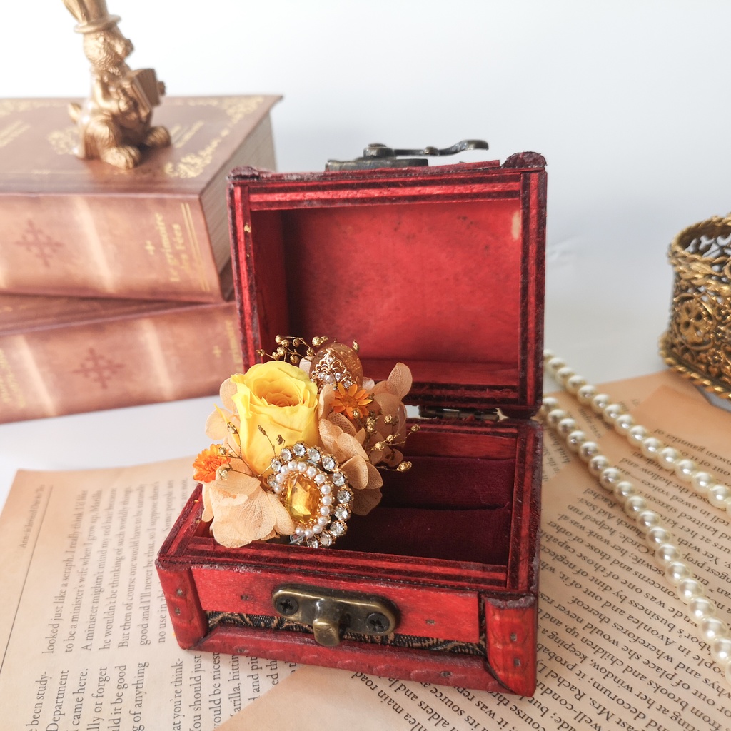 リングケース💍Sサイズ〜薔薇の宝石箱〜