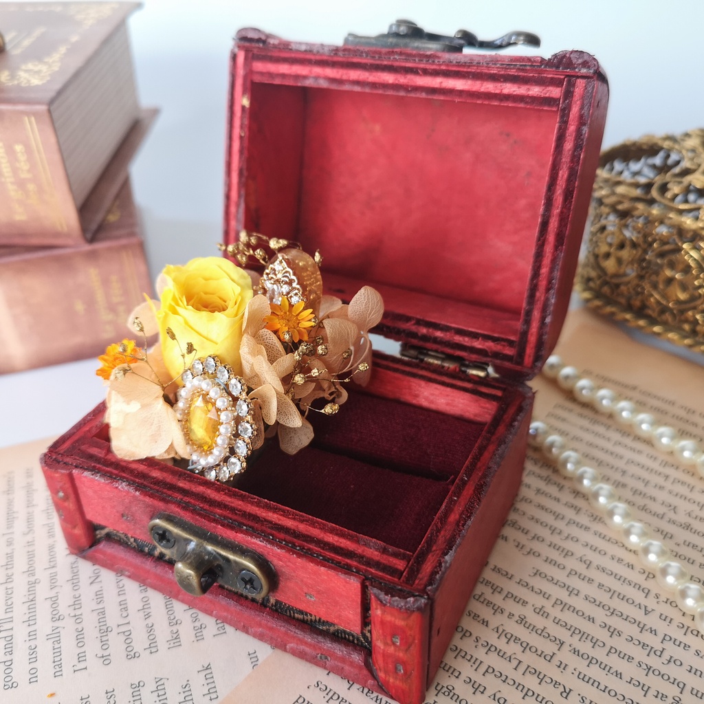 リングケース💍Sサイズ〜薔薇の宝石箱〜