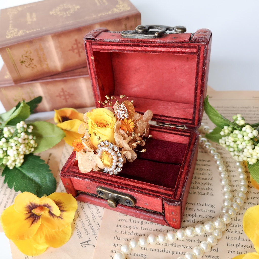 リングケース💍Sサイズ〜薔薇の宝石箱〜