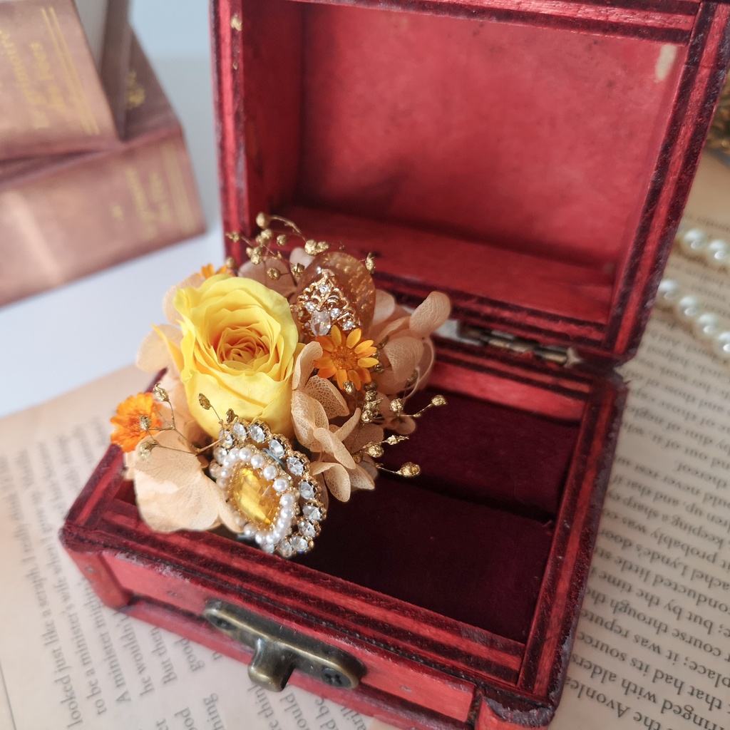 リングケース💍Sサイズ〜薔薇の宝石箱〜