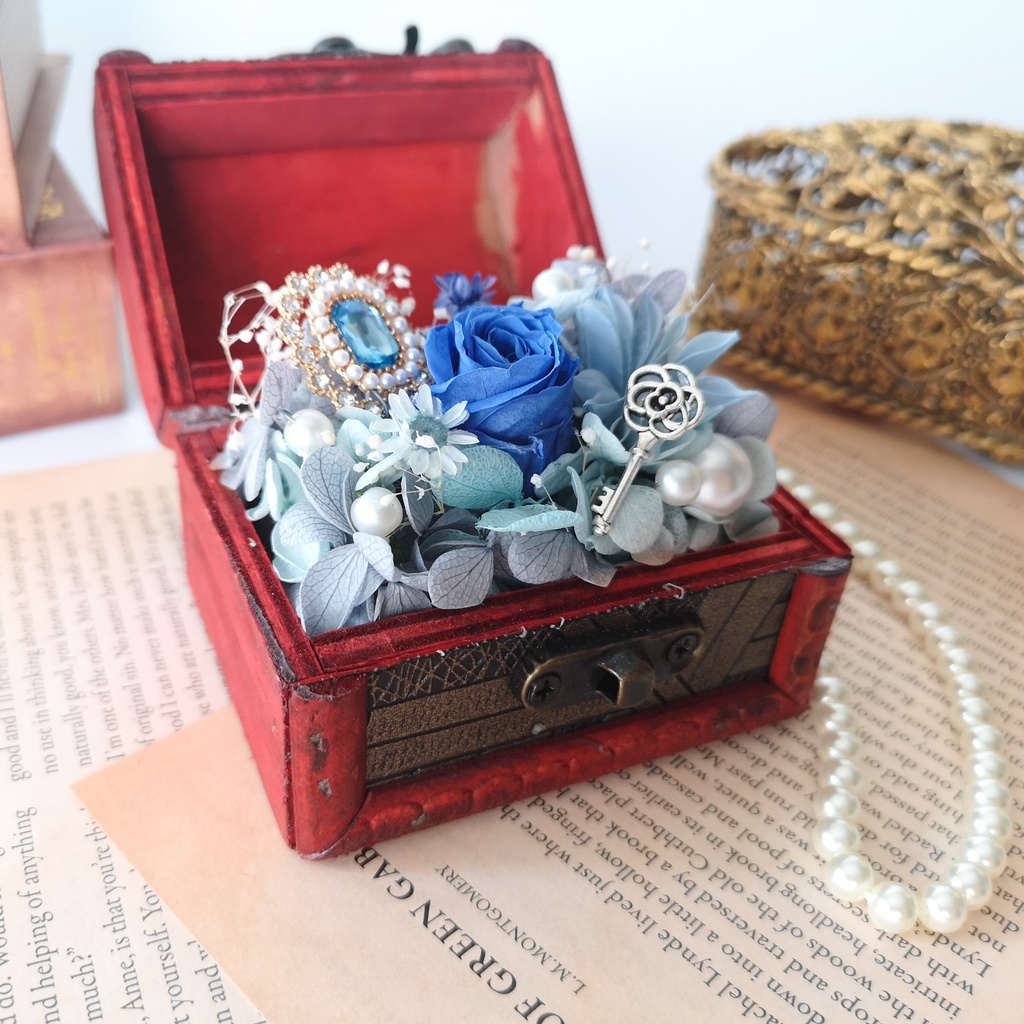 フラワーアレンジメント🌸Sサイズ〜ブルーローズ〜