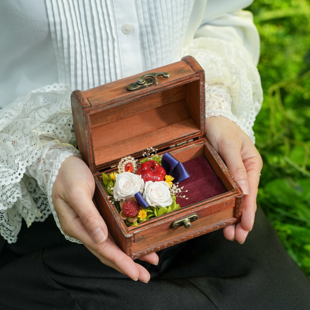 リングピロー・リングケース💍Mサイズ 〜ミュシャ・椿姫〜