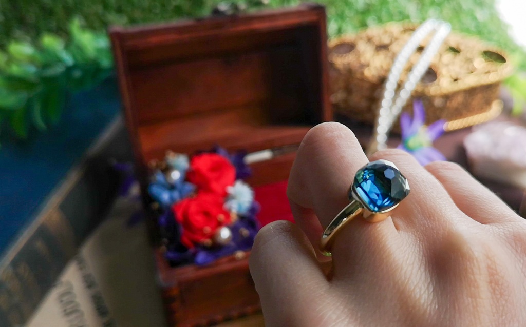 リングピロー💍 Mサイズ〜ネイビー×レッド〜