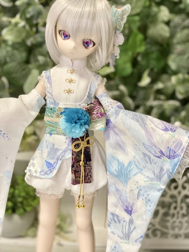(水蝶)和袖チャイナ