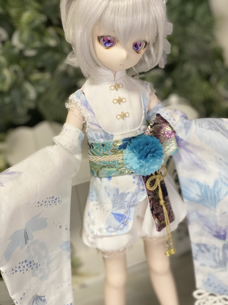 (水蝶)和袖チャイナ