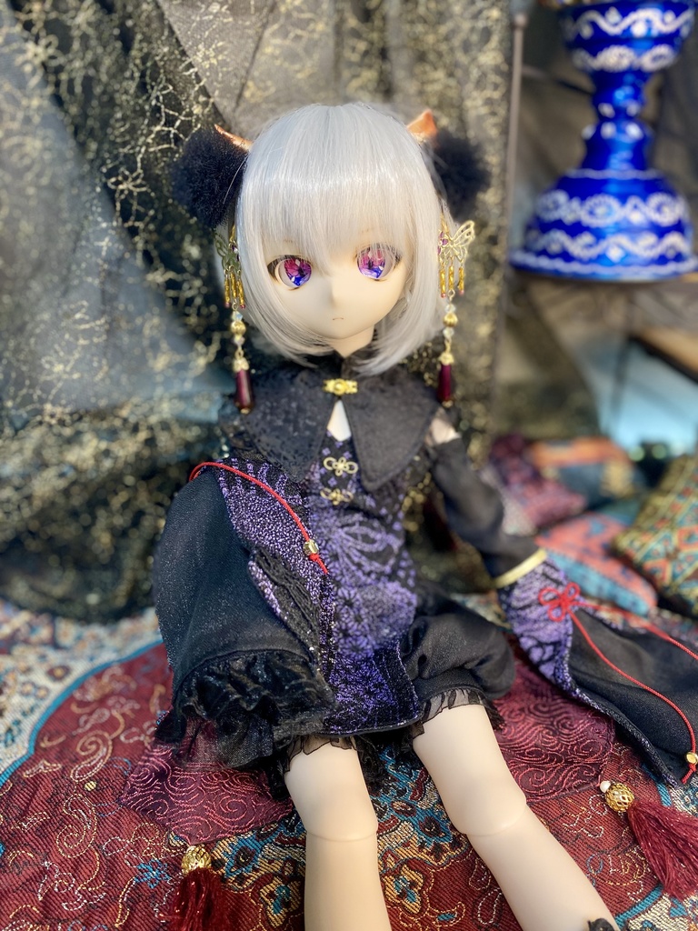 （和柄紫）マジカルチャイナセット