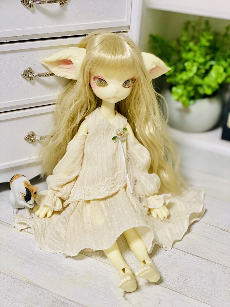 アジアンワンピ（生成り）ミスキティ