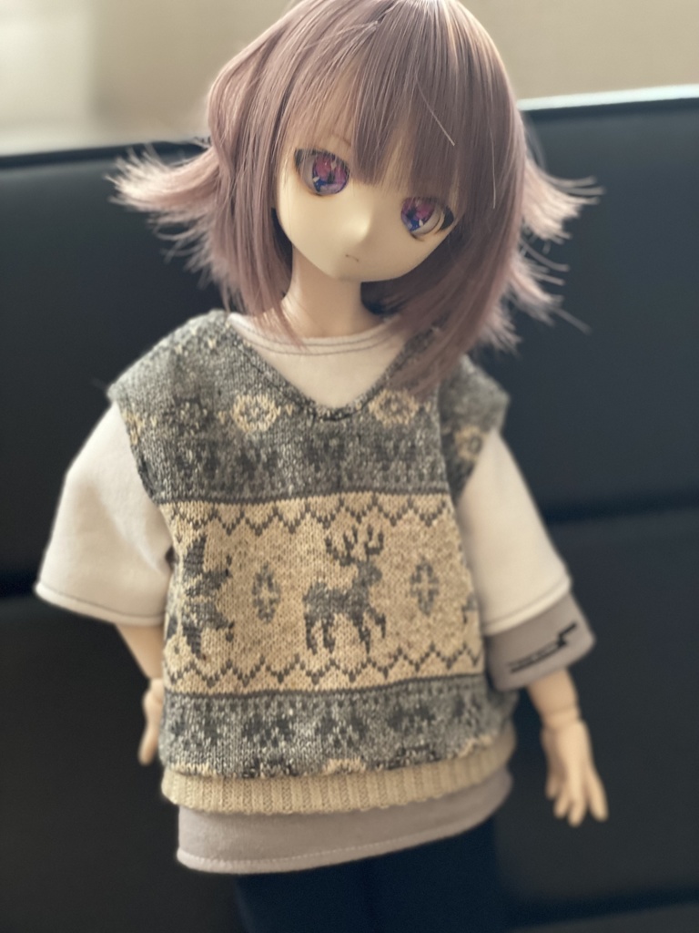 【青トナカイ】だぼT＆ニットベスト（MDD/SDM）