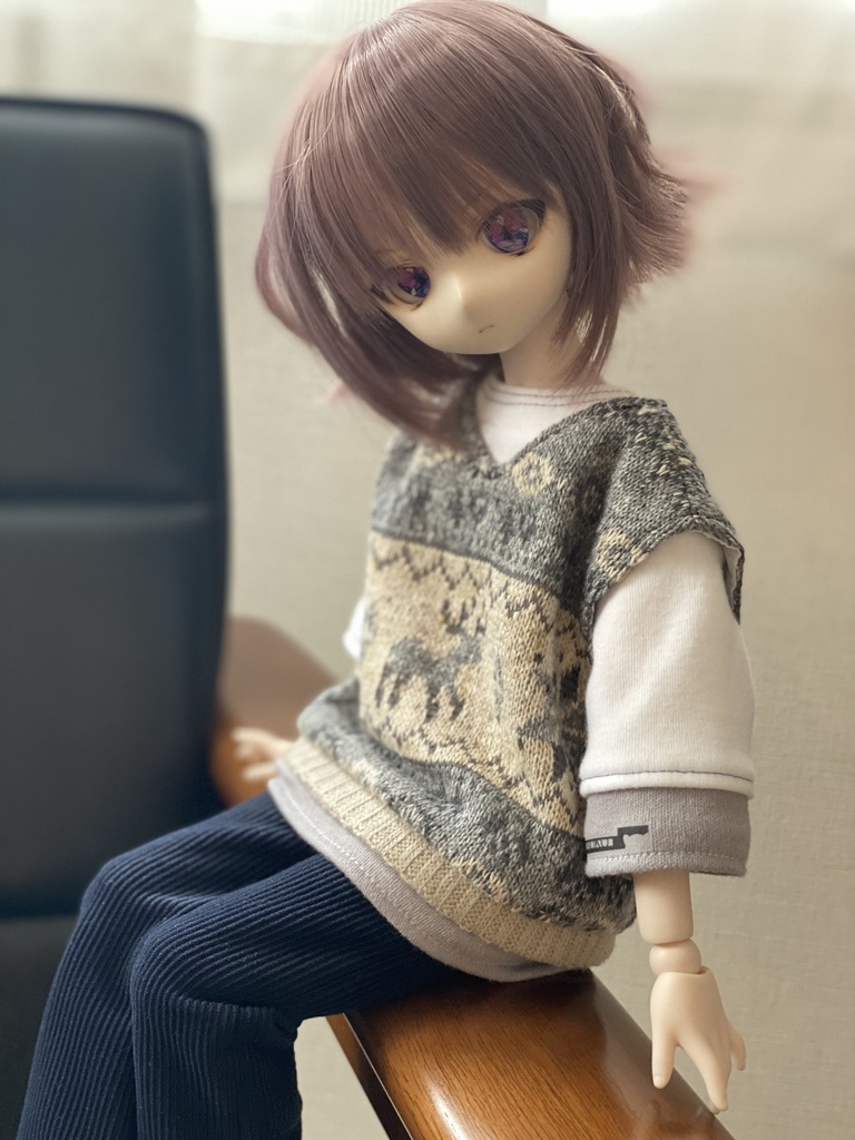 【青トナカイ】だぼT＆ニットベスト（MDD/SDM）