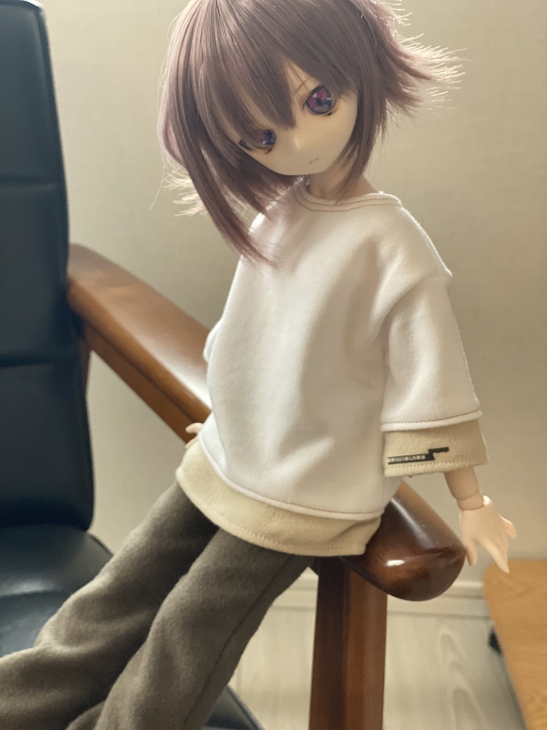 【えんじ白熊】だぼT＆ニットベスト（MDD/SDM）