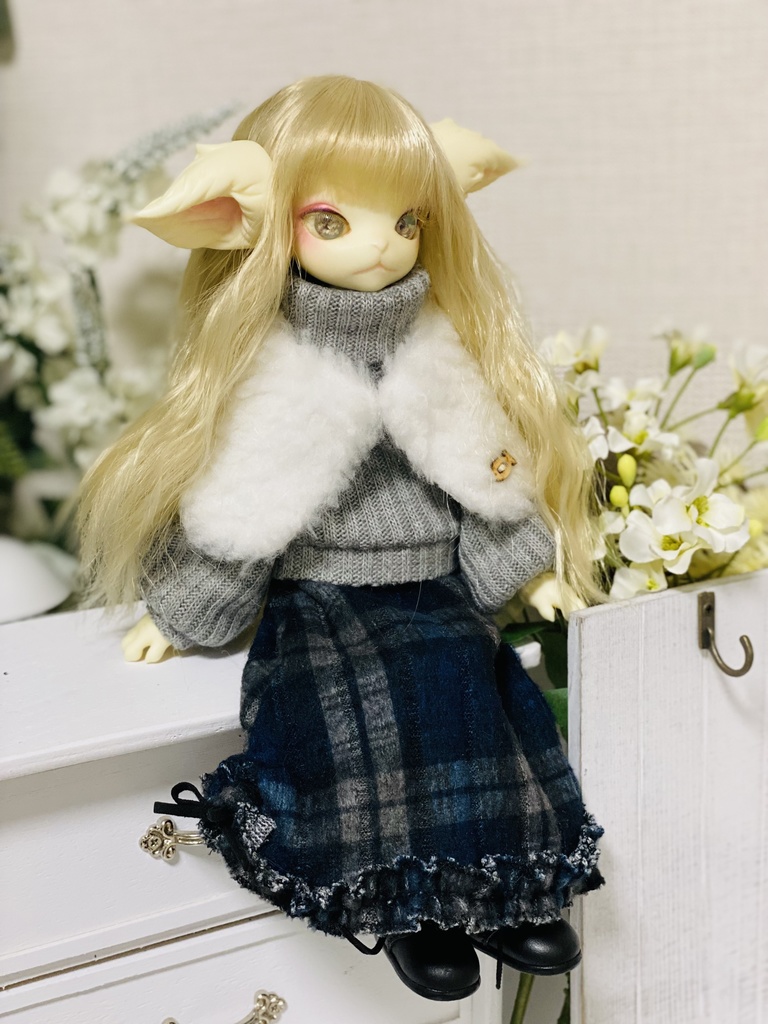 ニット＆ロングスカートセット（ミスキティ用）