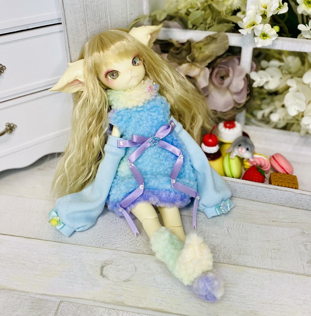 （ミスキティ）パステルもこもこ部屋着セット