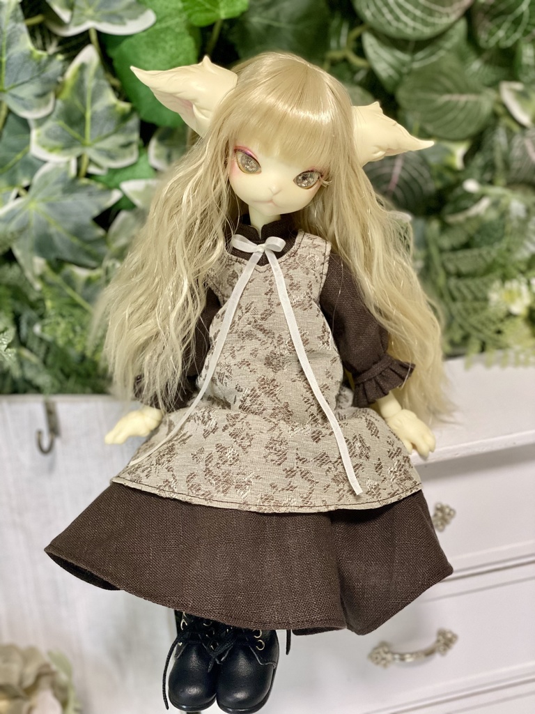 【ミスキティ】エプロンワンピース