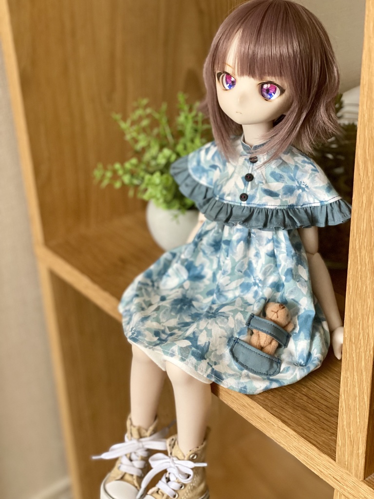 （花青）チュニック＆短パンセット